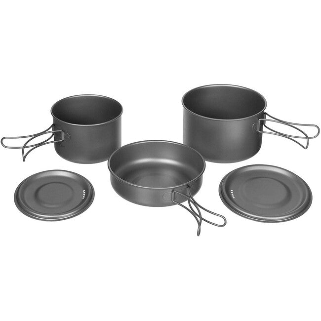 Fox Outdoor 5-Piece Tableware Set, Titanium