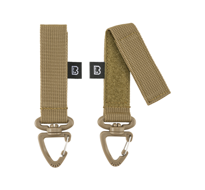 Brandit MOLLE Carabiner 2 Pack, Camel