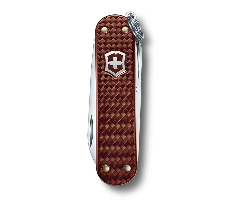 Victorinox Classic SD Precious Alox Hazel Brown Multitool Knife 58mm, Brown