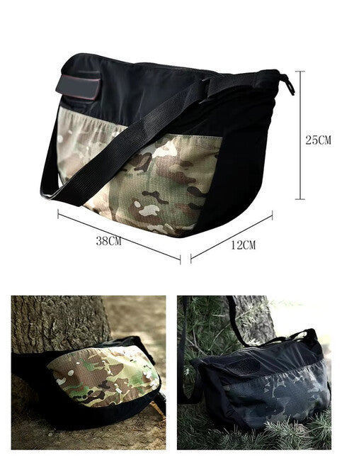 DRAGOWA Tactical Helix Shoulder Bag, CP Black