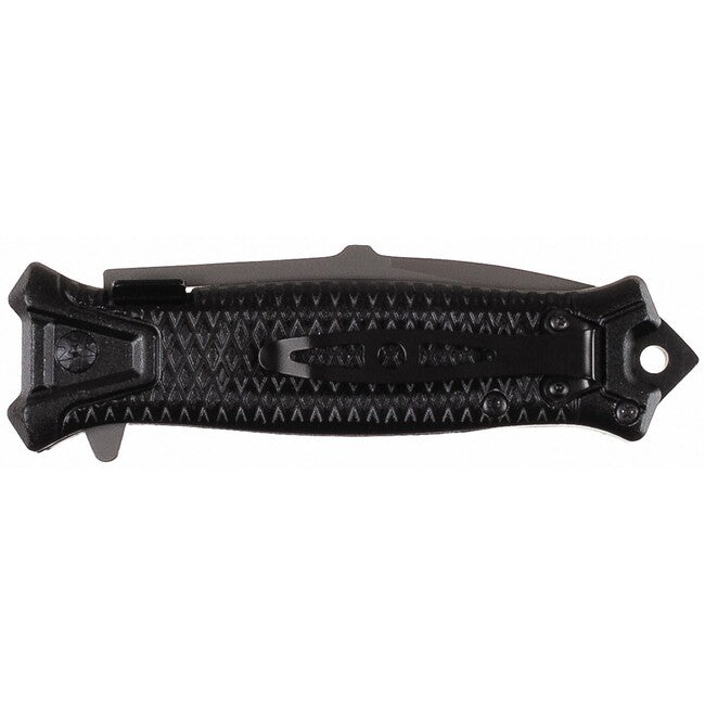 Fox Outdoor Jack Single Hand Snake Knife, Black, Metal Handle