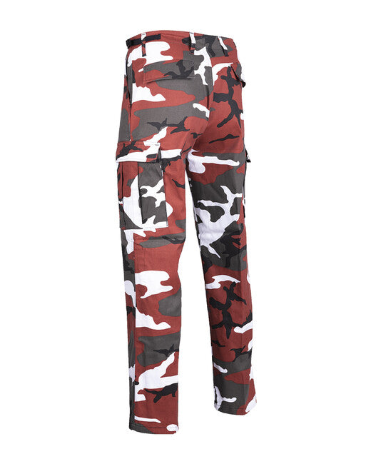 Mil-Tec US BDU Ranger Pants, Red Camo