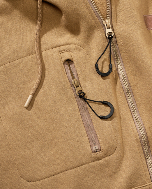 Brandit Men's Tactical Hoodie, Camel