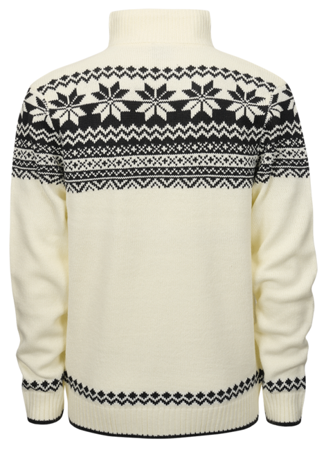 Brandit Norwegian Sweater with Zip, White