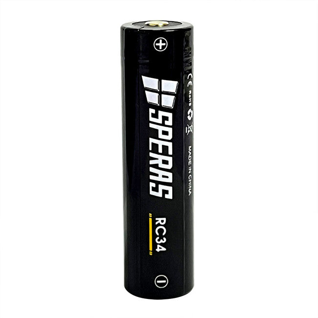 Speras Rechargeable Lithium Flashlight RC34 18650 3400mAh