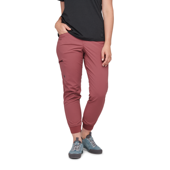 Black Diamond Women's Technician Jogger Pants, Cherrywood
