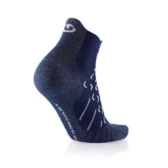 Therm-ic Ankle Socks, Blue/White