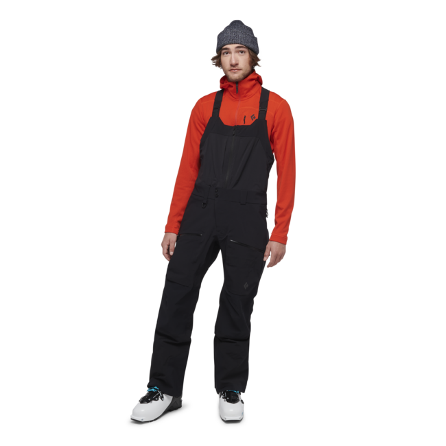 Black Diamond Recon Stretch Pro Bibs Bib Men's Pants, Black