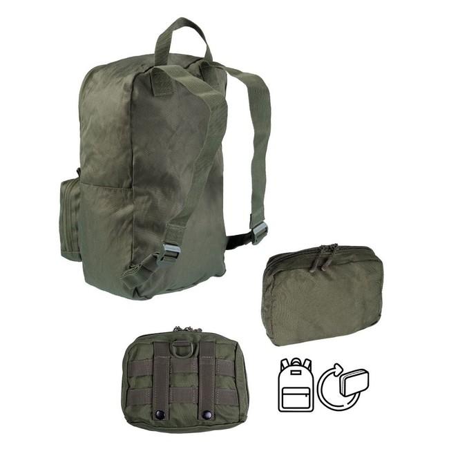 Mil-Tec Assault Ultra Compact Backpack, Olive, 15L