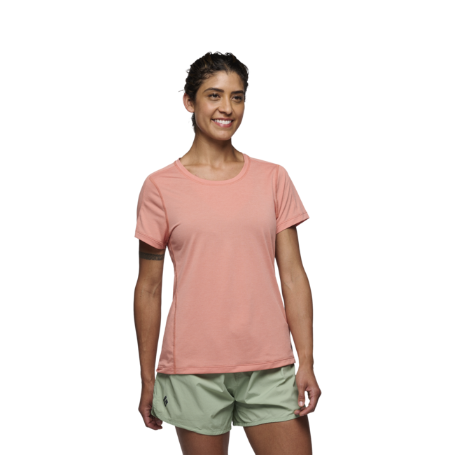 Black Diamond Women's Lightwire Tech T-Shirt, Himalayan Salt
