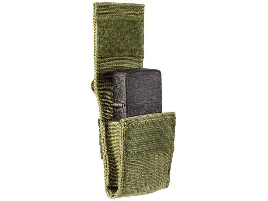 Zippo Green Tactical Case + Black Crackle Lighter