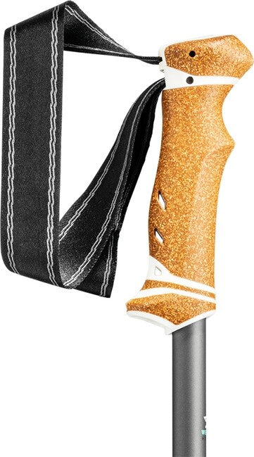 LEKI Lhasa Trekking Poles, Silver Grey-Dark Anthracite-Mint, 90-125 cm