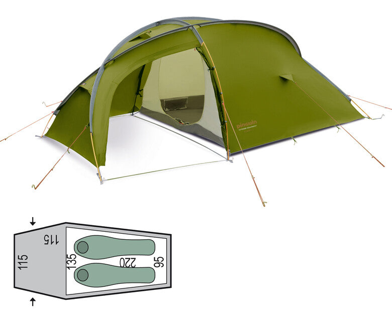Pinguin Summit 2 Tent, Green