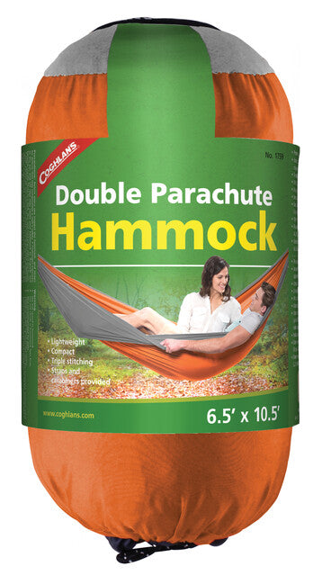 Coghlans Parachute Hammock for 2 Persons, Orange
