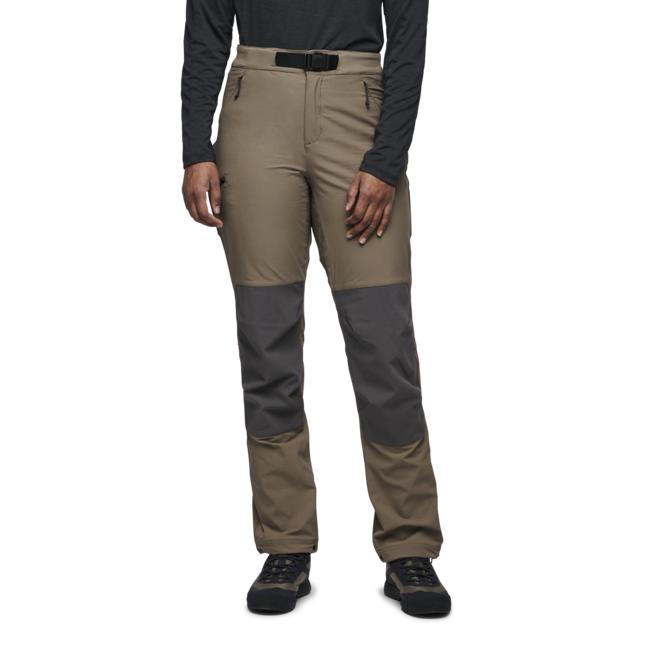 Black Diamond Women's Alpine Hybrid Pants, Walnut-Anthracite