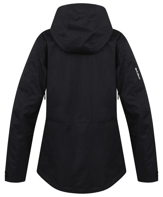 HUSKY Nelory women's hardshell jacket, black, L