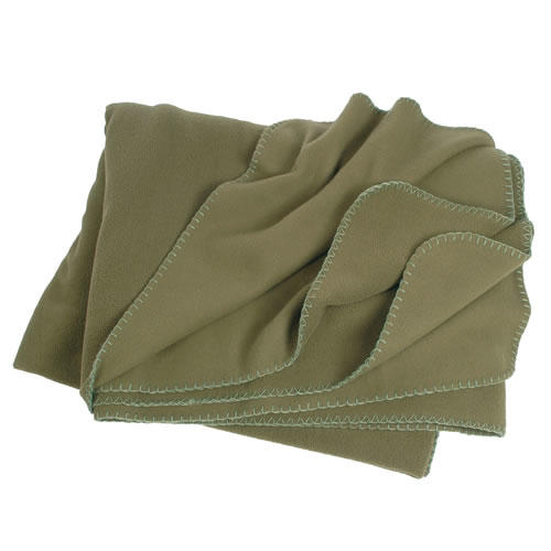 Mil-Tec Poly-Fleece Blanket, 200x150 cm, Olive