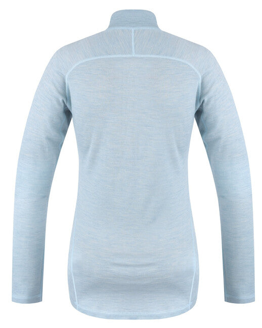 HUSKY Merino Long Sleeve Shirt Merow Zips L, Faded Mint