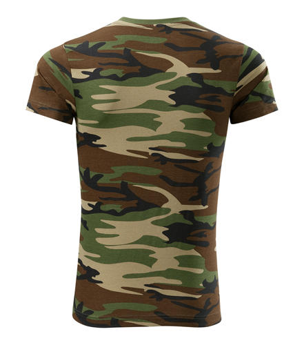 Malfini krátke tričko Camouflage 160g/m2, brown