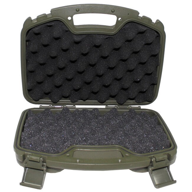 MFH Pistol Case, Plastic, Large, Lockable, OD Green