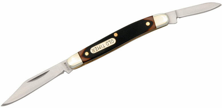 Schrade Old Timer Minuteman 2 3/4" Pocket Knife 5.1 cm, Staglon - Black