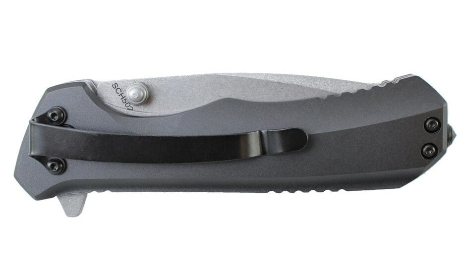 Schrade Knife 8.1 cm, Black, G10 Aluminum