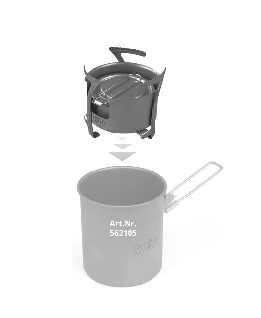 Origin Outdoors Stove Combo Titanium
