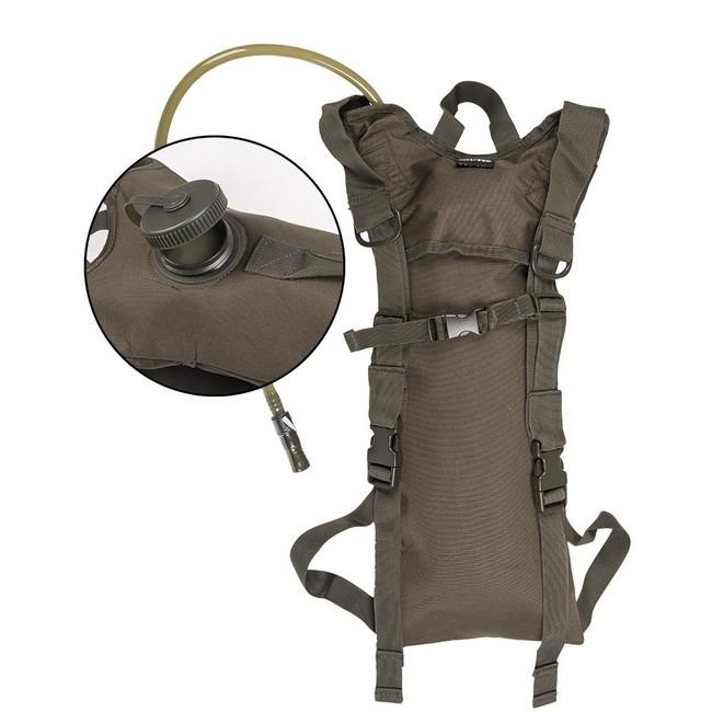 Mil-Tec Hydration Backpack 3L with Straps, Olive