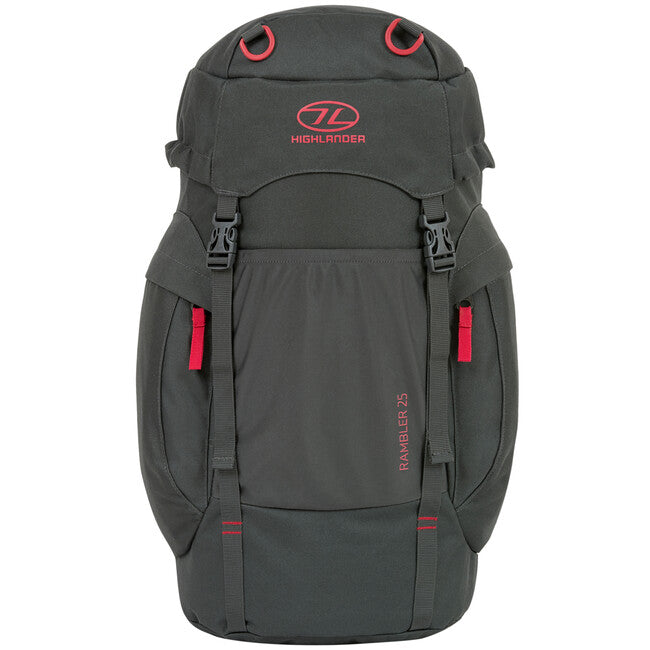Highlander Rambler Backpack 25L, Black