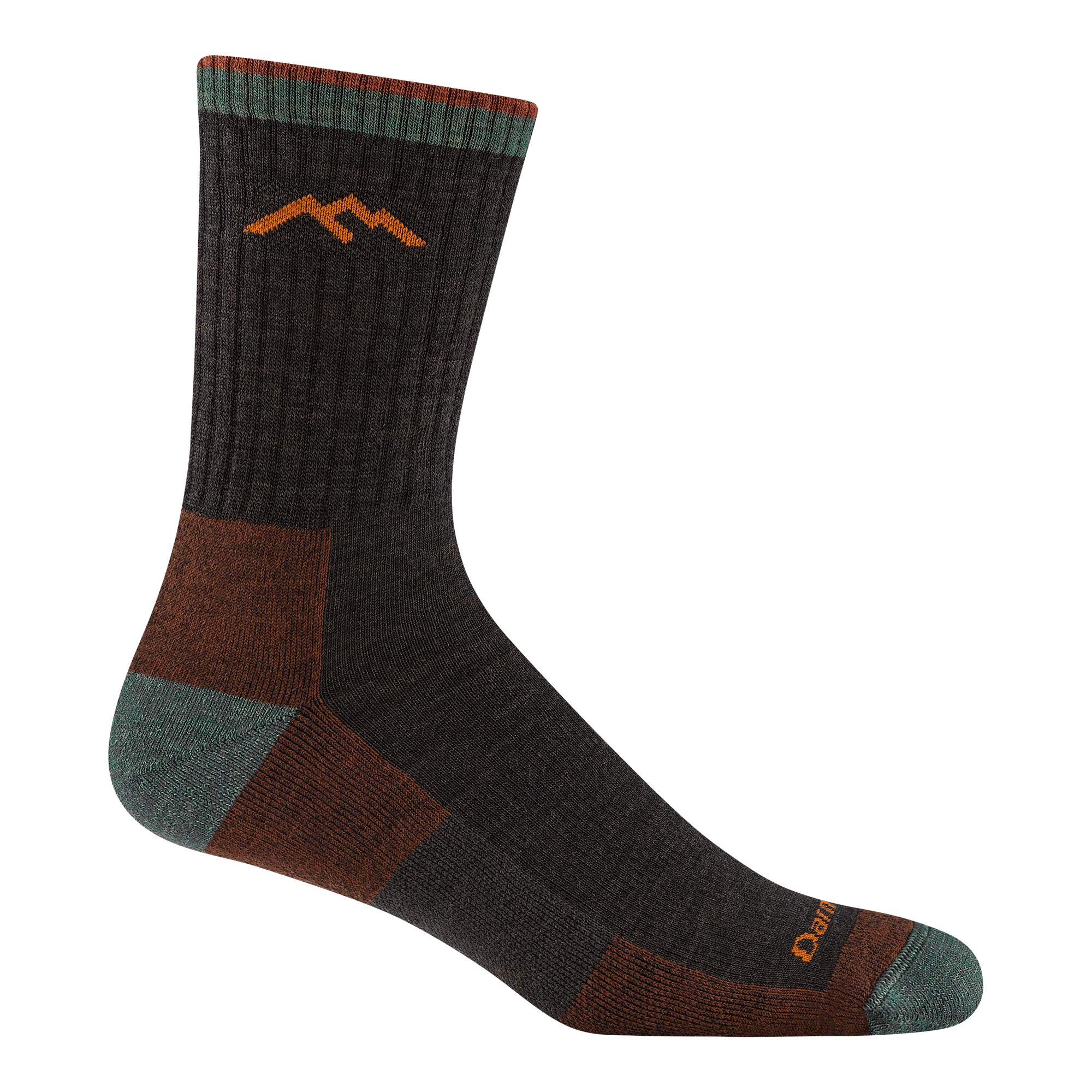 Darn Tough Hiker Micro Crew κάλτσες πεζοπορίας με επένδυση, Walnut
