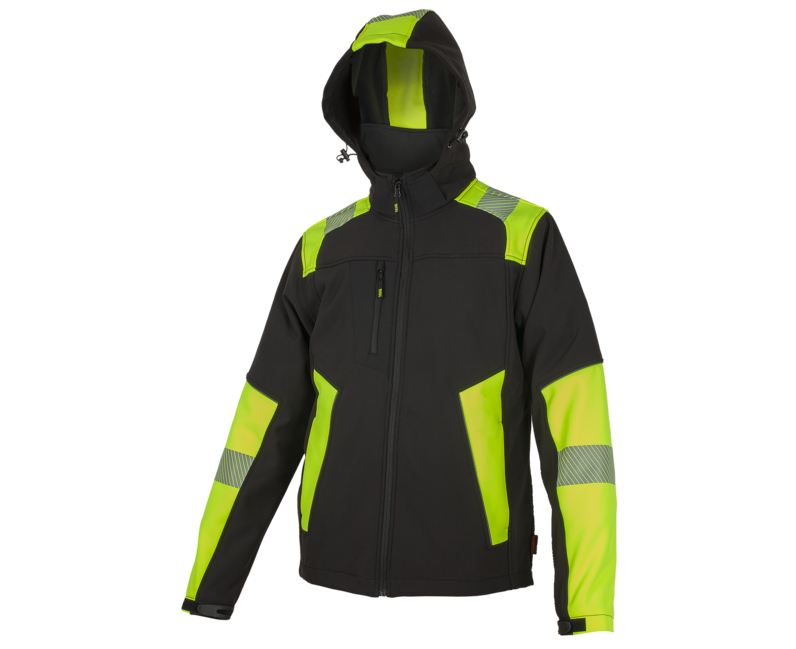 Bennon Reflectos Work Jacket, Black/Yellow