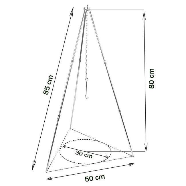 Mil-Tec Tripod with Cauldron Chain