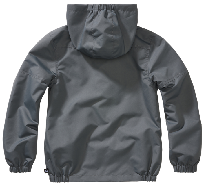 Brandit Kids Summer Frontzip Windbreaker Jacket, Anthracite