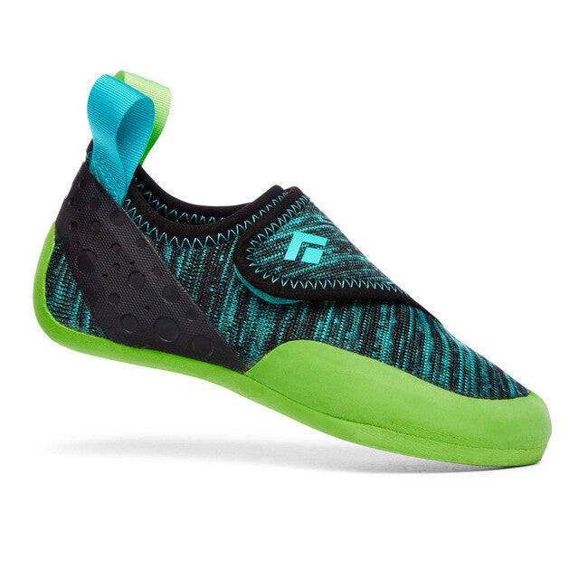 Black Diamond Momentum Kids Climbing Shoes, Envy Green