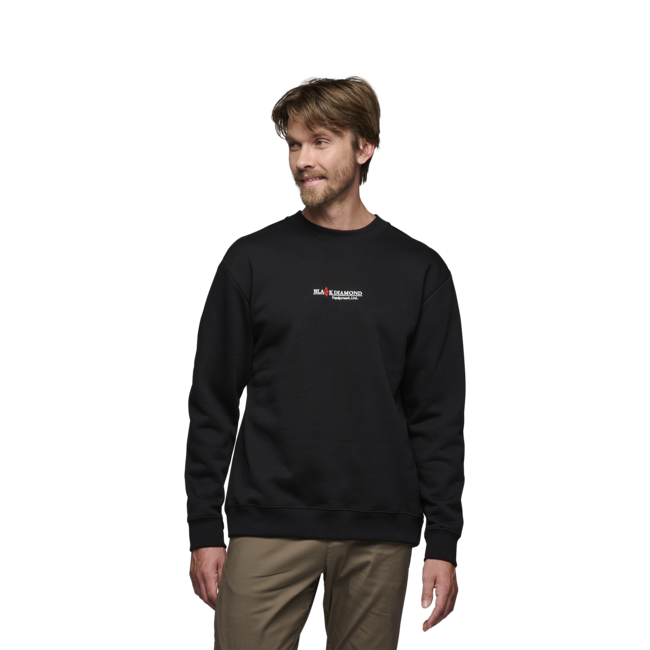 Black Diamond Heritage Wordmark Women's Men's Hoodie, Black