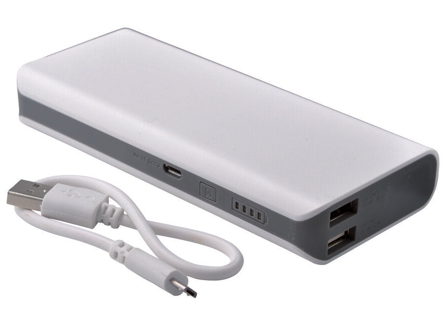 Baladeo PLR905 Power Bank 11000mAh 2x USB, White