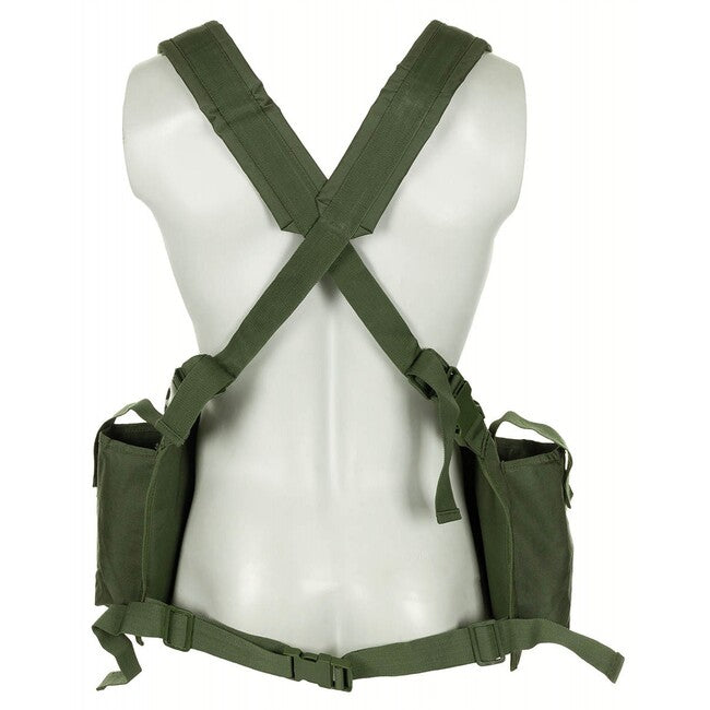 MFH Tactical Chest Rig, 9 Pockets Vest, Olive Drab