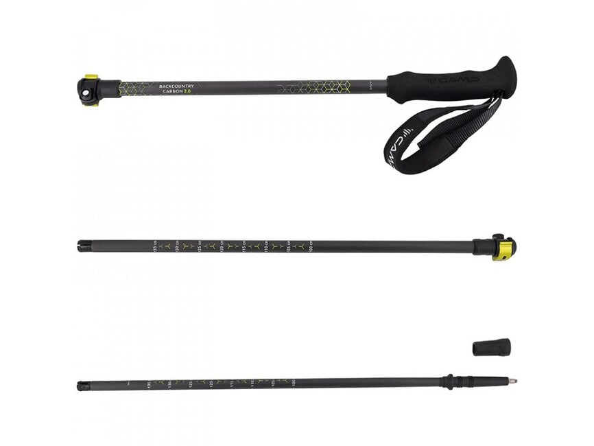 CAMP Replacement Segment for 3-Part Backcountry Carbon 20 Poles - Upper Section