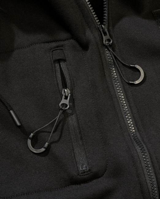 Brandit Men's Tactical Hoodie, Black
