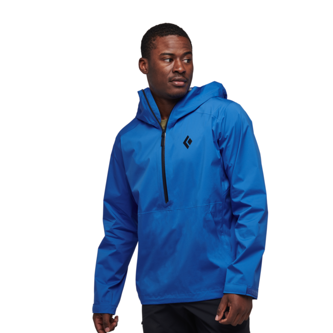 Black Diamond Stormline Stretch Anorak Women's Men's Jacket, Drifter Blue