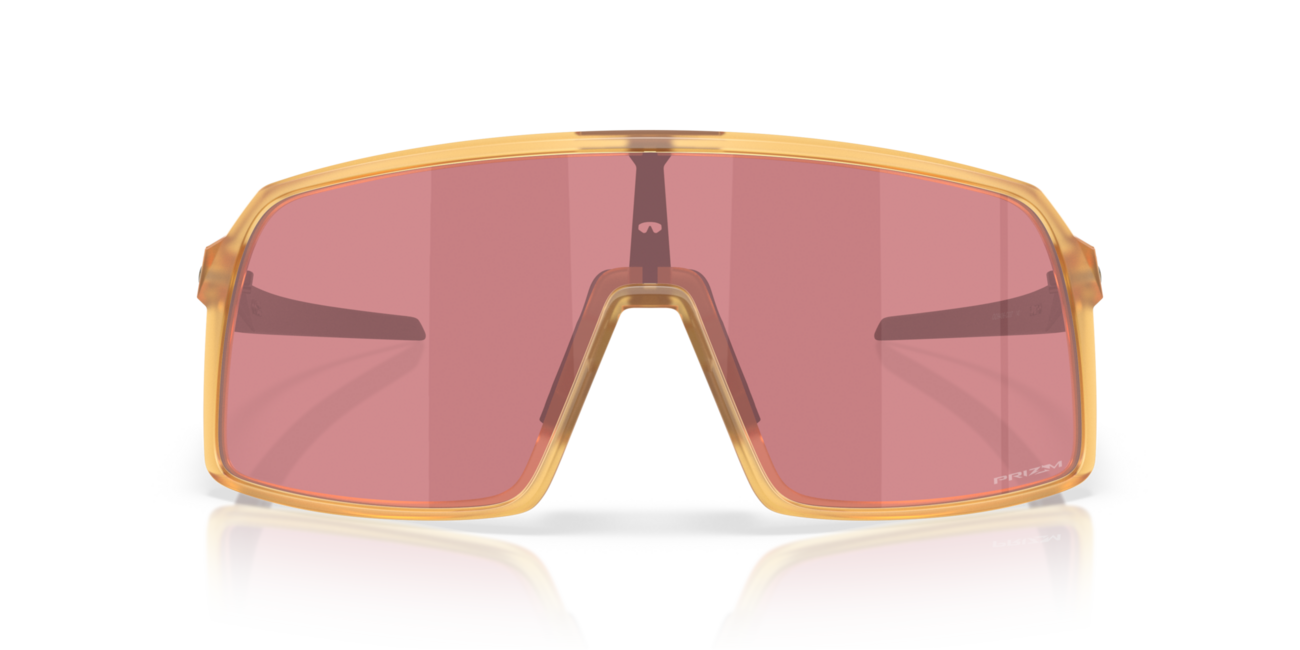 Oakley SUTRO Sunglasses, Matte Trans Light Curry Frame, Prizm Dark Golf Lenses