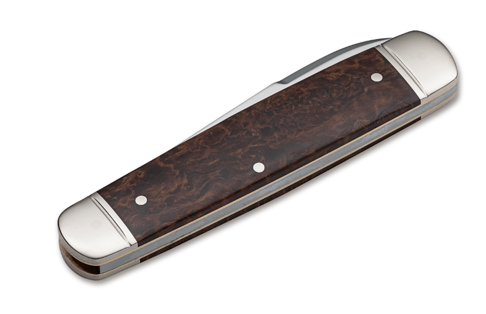 Böker Cattle Folding Knife 8.2 cm, Curly Birch Wood