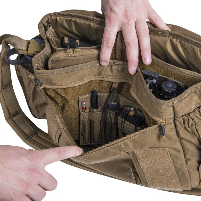 Helikon-Tex Urban Shoulder Bag Large, Black/Shadow Grey, Cordura