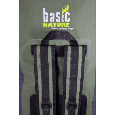 BasicNature Waterproof Bag 90L, Grey-Green
