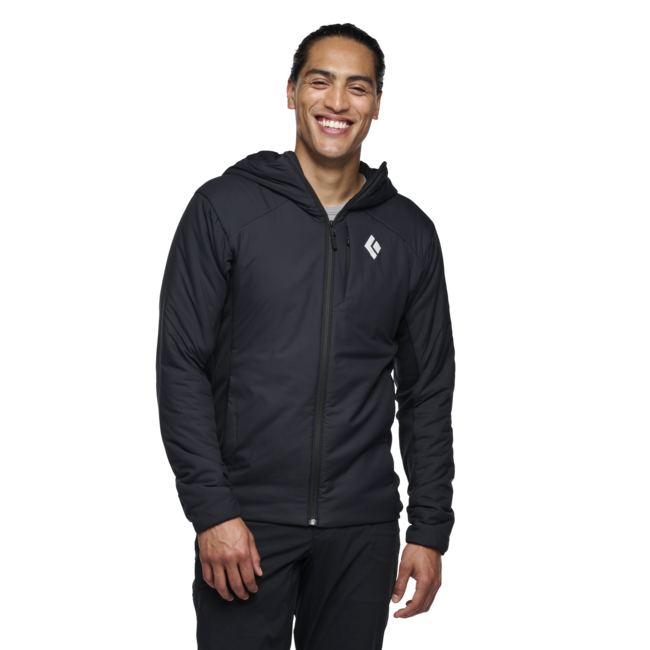 Black Diamond First Light Hybrid Men's Hoodie, Black