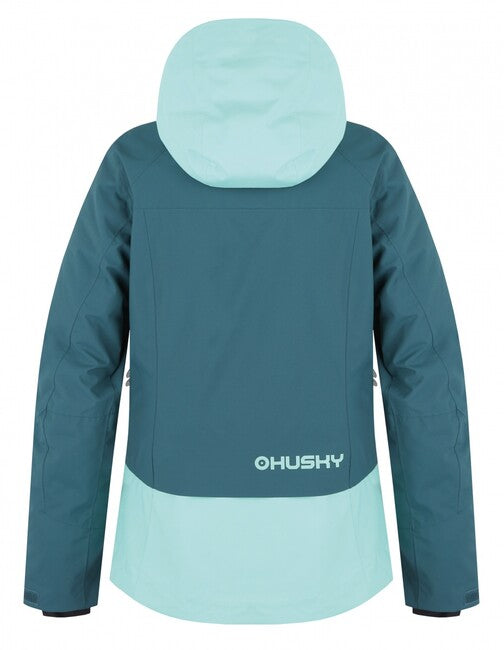 HUSKY Gambi Women's Ski Jacket, Turquoise/Mint