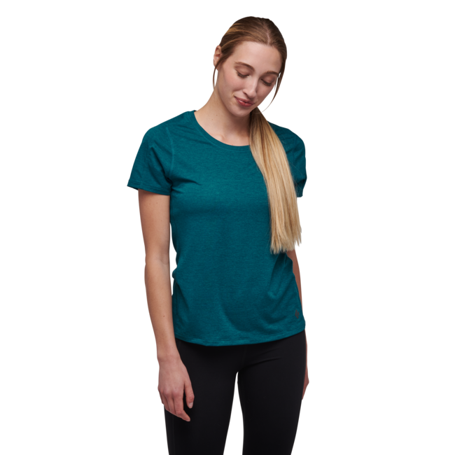 Black Diamond Women's Lightwire Tech T-Shirt, Dark Caribbean