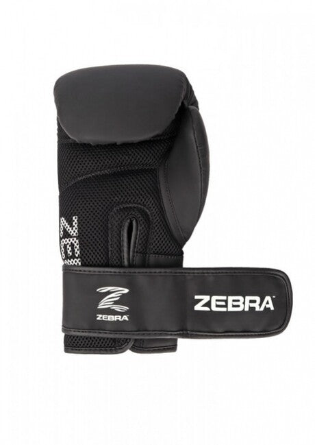 Zebra guanti fitness per bambini, nero