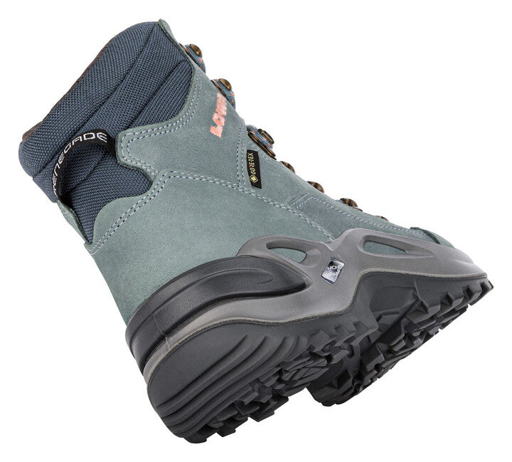 LOWA Renegade GTX Mid Ls women's trekking shoes, iceblue/salmon