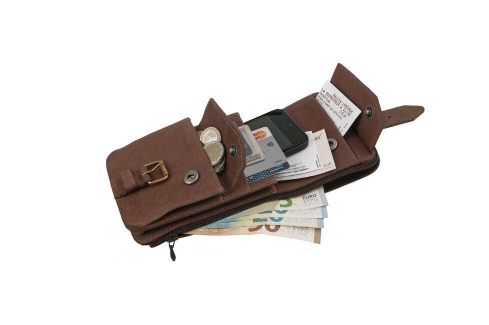 BasicNature Safe Leather Belt Pouch